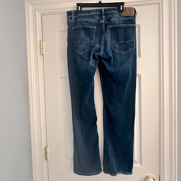 American Eagle Mens Original Boot Jeans Active Flex Blue Denim 33 x 34 - Picture 5 of 13